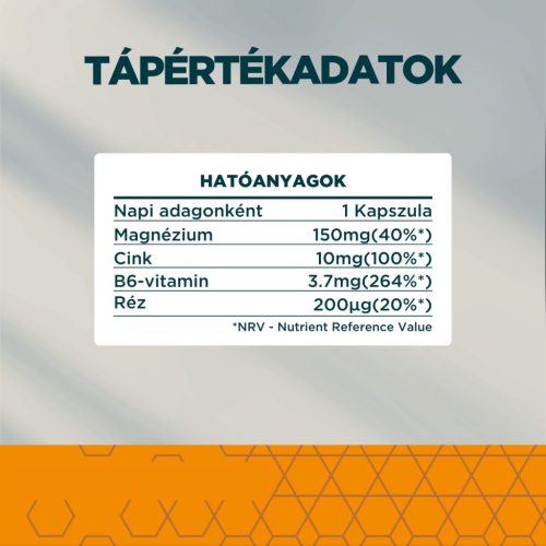 Myprotein Cink és Magnézium - 90 kapszula