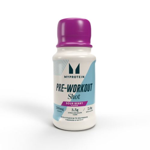 Myprotein Pre Workout Shot ital - Sour Berry - 12 x 60ml