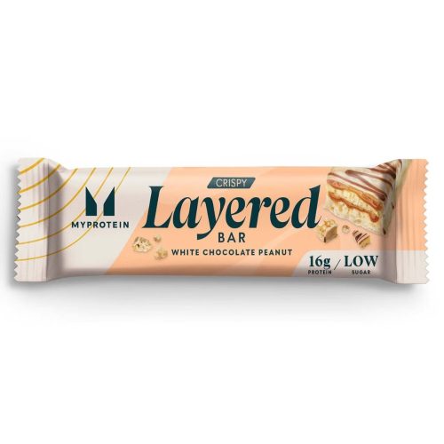 Myprotein Crispy Layered Bar - Fehércsoki Mogyorós - 12x58g