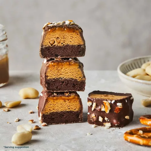 Myprotein Layered Protein Bar szelet - Peanut Pretzel - 12x60g