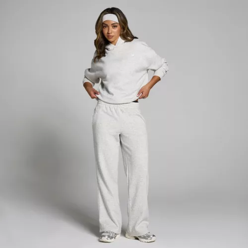 MP Női Basics Oversized Kapucnis Pulóver - Világosszürke - S