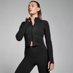 MP Női Tempo Cropped Dzseki - Fekete