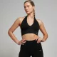 MP Női Tempo Seamless Halter Neck Melltartó - Fekete - XXS