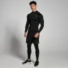 MP Férfi Training High Neck Hosszú Ujjú Aláöltözet - Fekete