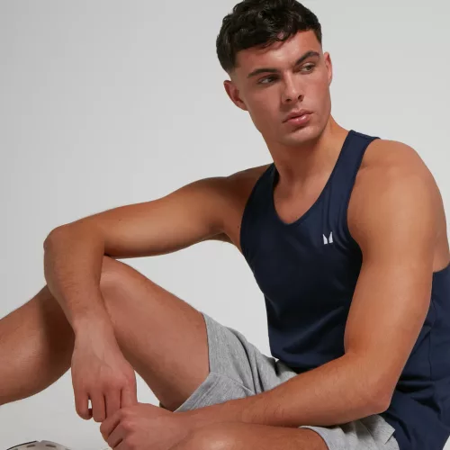 MP Férfi Rest Day Stringer Trikó - Tengerészkék