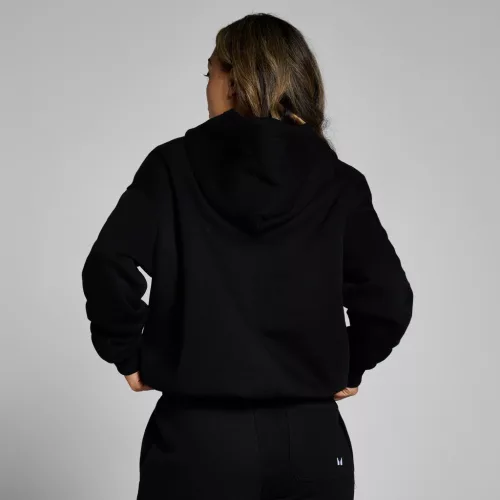 MP Női Basics Oversized Kapucnis Pulóver - Fekete - XL