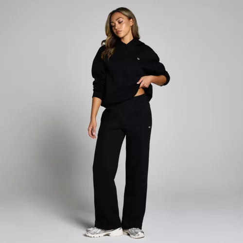 MP Női Basics Oversized Kapucnis Pulóver - Fekete - XL