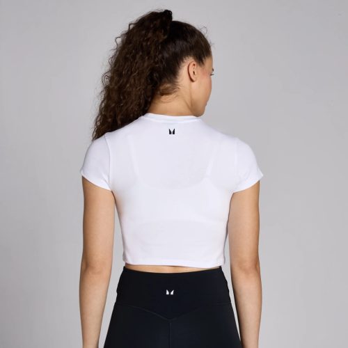 MP Női Basics Body Fit Crop Top - Fehér -XS