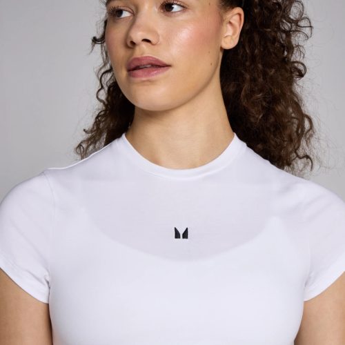 MP Női Basics Body Fit Crop Top - Fehér -XS