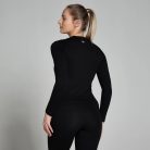 MP Női Basics Body Fit Hosszú Ujjú Felső - Fekete -XS