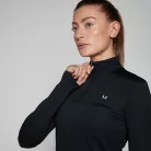 MP Női Training 1/4 Zip Edzőfelső - Fekete - M
