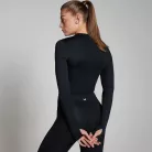 MP Női Training Body Fit Hosszú Ujjú Crop Póló - Fekete
