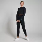 MP Női Training Body Fit Hosszú Ujjú Crop Póló - Fekete