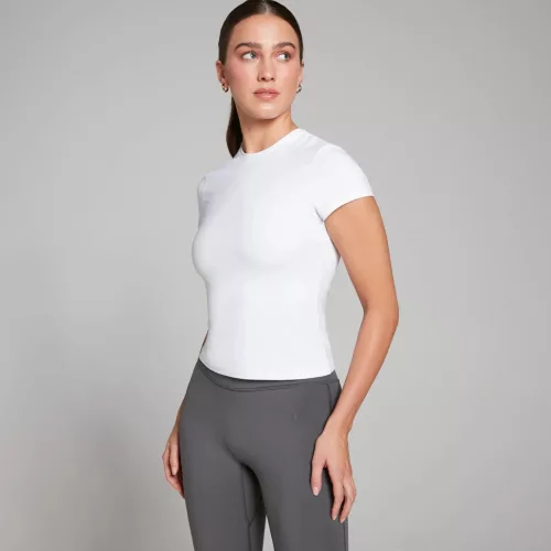 MP Női Tempo Body Fit Rövid Ujjú Póló - Fehér - XL