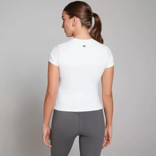 MP Női Tempo Body Fit Rövid Ujjú Póló - Fehér - XL