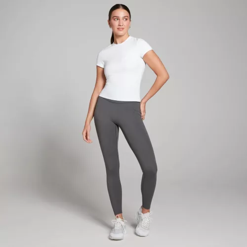 MP Női Tempo Body Fit Rövid Ujjú Póló - Fehér - XL