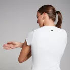 MP Női Tempo Body Fit Rövid Ujjú Póló - Fehér - XL