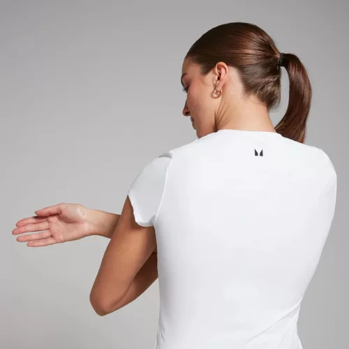 MP Női Tempo Body Fit Rövid Ujjú Póló - Fehér - XL