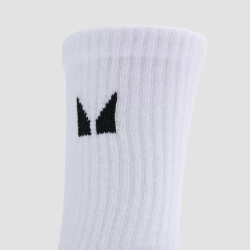 MP Unisex Crew Socks Zokni (3 Pár) - Fehér