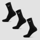 MP Unisex Crew Socks Zokni (3 pár) - Fekete - 39 - 42