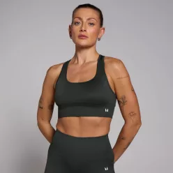 MP Női Shape Seamless Sportmelltartó - Sötétszürke