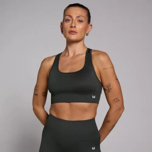 MP Női Shape Seamless Sportmelltartó - Sötétszürke - L