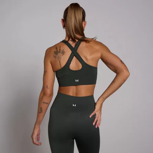 MP Női Shape Seamless Sportmelltartó - Sötétszürke - L