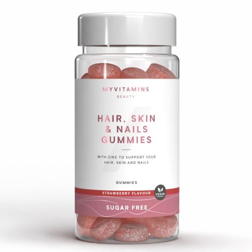 Myprotein Hair, Skin and Nails Gummies Haj Gumivitamin - Cukormentes - Eper