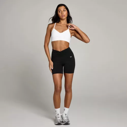 MP Női Tempo Ruched Front Sportmelltartó - Fehér