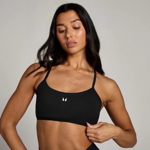 MP Női Tempo Strappy Back Sportmelltartó - Fekete