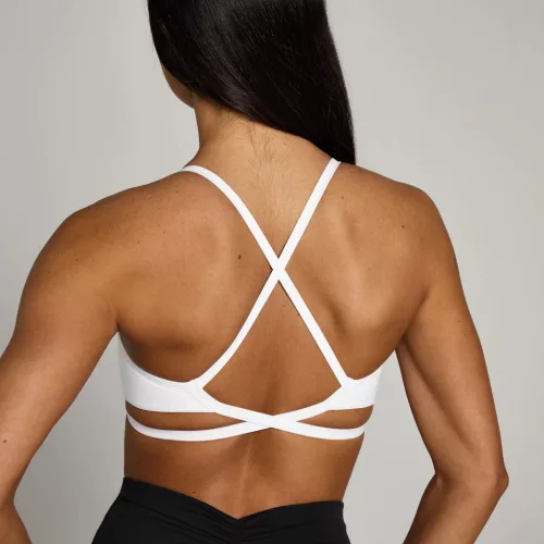 MP Női Tempo Strappy Back Sportmelltartó - Fehér