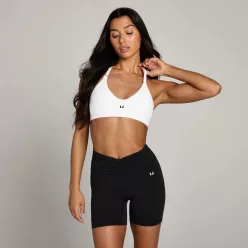 MP Női Tempo Halterneck Open Back Sportmelltartó - Fehér