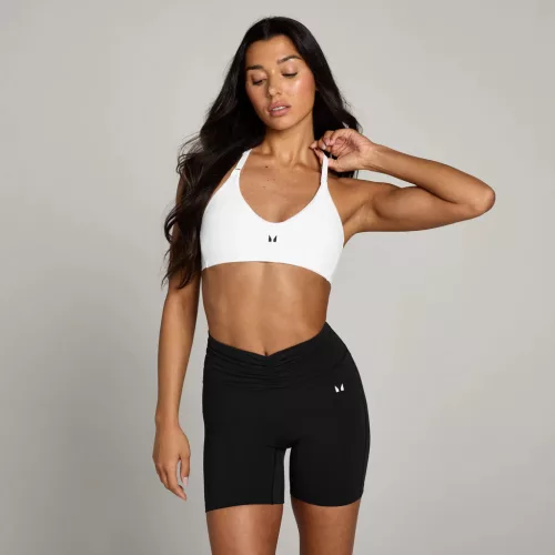 MP Női Tempo Halterneck Open Back Sportmelltartó - Fehér