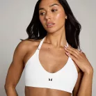 MP Női Tempo Halterneck Open Back Sportmelltartó - Fehér