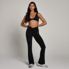 MP Női Tempo Ruched Front Flared Leggings - Fekete - XL