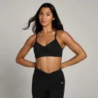 MP Női Tempo Ruched Front Sportmelltartó - Fekete