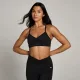 MP Női Tempo Ruched Front Sportmelltartó - Fekete -XS