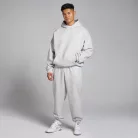 MP Férfi Rest Day Oversized Kapucnis Pulóver - Világosszürke