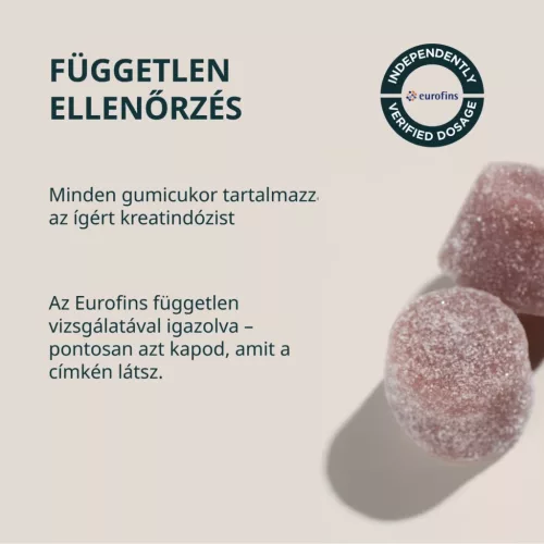 Bevizsgált Kreatin gumicukor gummies