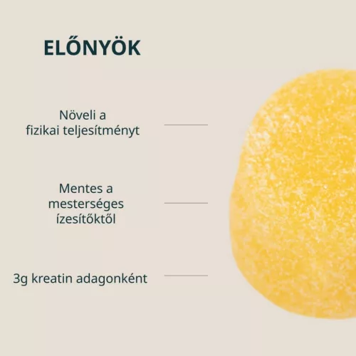 Kreatin Gumicukor előnyei