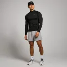 MP Férfi Tempo Pillar Graphic Seamless 1/4 Zip  - Fekete - XL