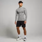 MP Férfi Tempo Pillar Graphic Seamless 1/4 Zip  - Szürke