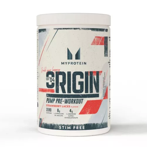 Myprotein Origin Pre-Workout Stim Free - Strawberry Laces- 600g