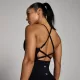 MP Női Tempo Seamless Strappy Pántos Top - Fekete - M
